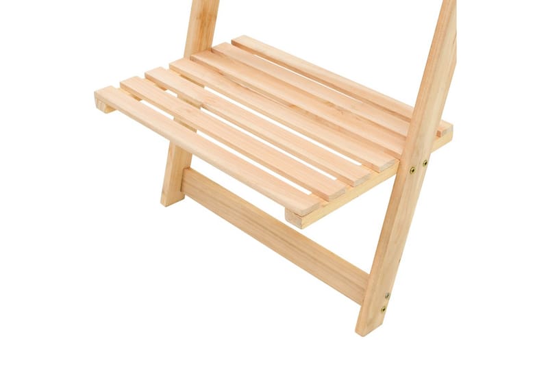 Vägghylla stege cedarträ 41,5x30x176 cm - Beige - Förvaring - Köksförvaring - Kökshylla