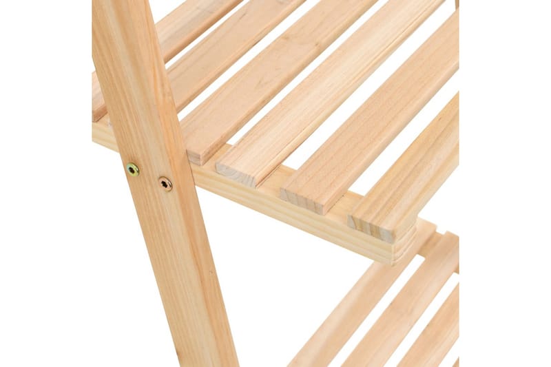 Vägghylla stege cedarträ 41,5x30x176 cm - Beige - Förvaring - Köksförvaring - Kökshylla