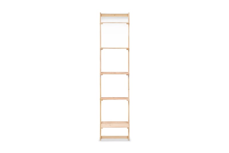 Vägghylla stege cedarträ 41,5x30x176 cm - Beige - Förvaring - Köksförvaring - Kökshylla