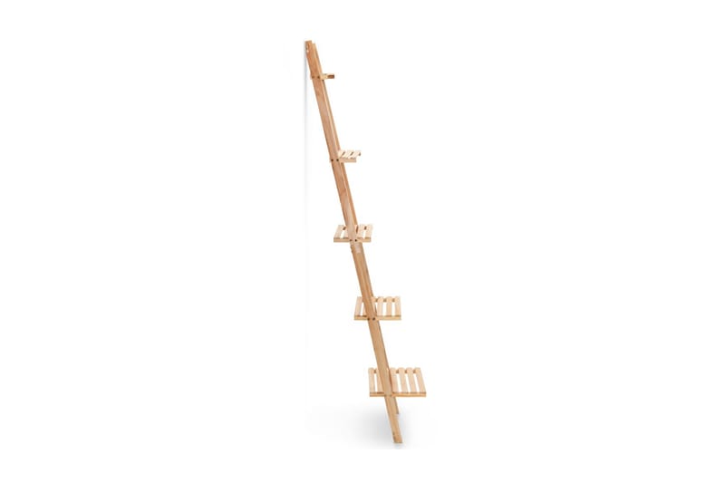 Vägghylla stege cedarträ 41,5x30x176 cm - Beige - Förvaring - Köksförvaring - Kökshylla