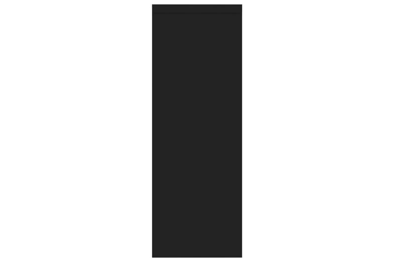 Vägghylla svart 45,1x16x45,1 cm spånskiva - Svart - Kökshylla - Vägghylla