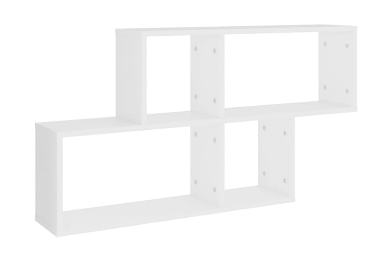 Vägghylla Vit 100x18x53 cm spånskiva - Vit - Vägghylla - Kökshylla