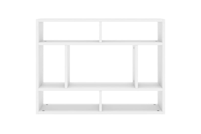 Vägghylla vit 75x16x55 cm spånskiva - Vit - Förvaring - Köksförvaring - Kökshylla