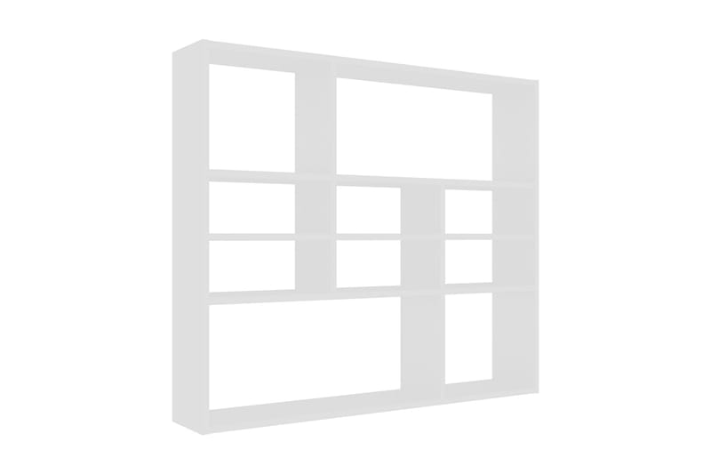 Vägghylla vit 90x16x78 cm spånskiva - Vit - Förvaring - Köksförvaring - Kökshylla
