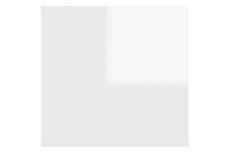 Vägghylla vit högglans 102x30x29 cm spånskiva - Vit högglans - Kökshylla - Vägghylla