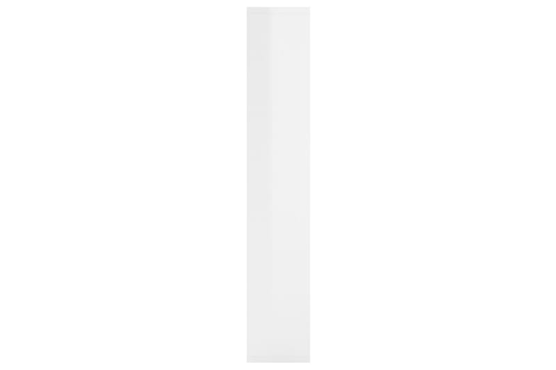 Vägghylla vit högglans 36x16x90 cm spånskiva - Vit - Förvaring - Köksförvaring - Kökshylla