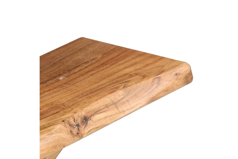 Vägghyllor 2 st 60x20x16 cm massivt akaciaträ - Brun - Förvaring - Köksförvaring - Kökshylla
