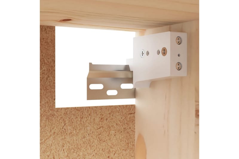Väggskåp 2 st 60x30x35 cm massiv furu - Brun - Förvaring - Köksförvaring - Kökshylla