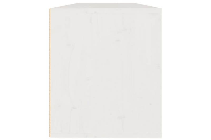 Väggskåp 2 st 60x30x35 cm massiv furu vit - Vit - Förvaring - Köksförvaring - Kökshylla