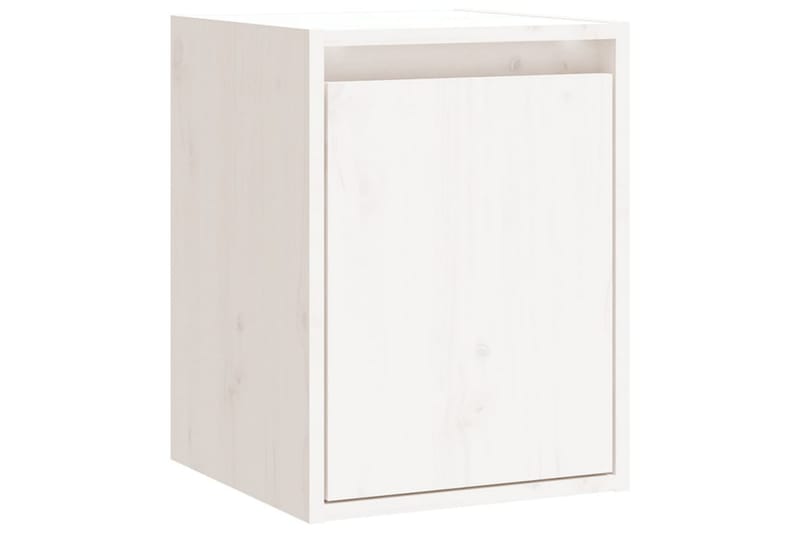 Väggskåp 2 st vit 30x30x40 cm massiv furu - Vit - Förvaring - Köksförvaring - Kökshylla
