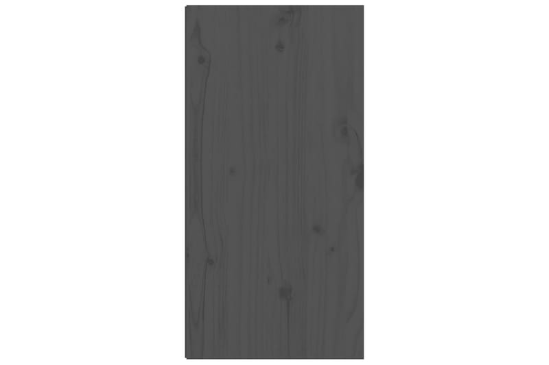Väggskåp grå 30x30x60 cm massiv furu - Grå - Förvaring - Köksförvaring - Kökshylla