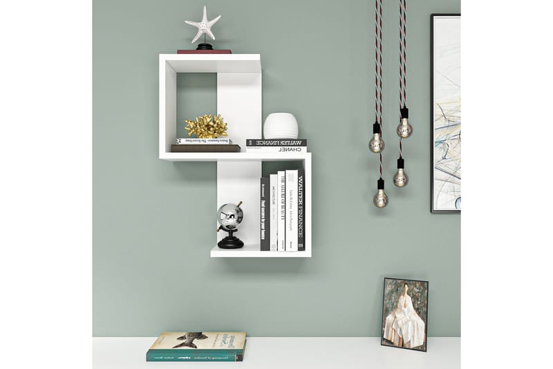 VARTHUR Vägghylla 30x16 cm Vit - Förvaring - Köksförvaring - Kökshylla