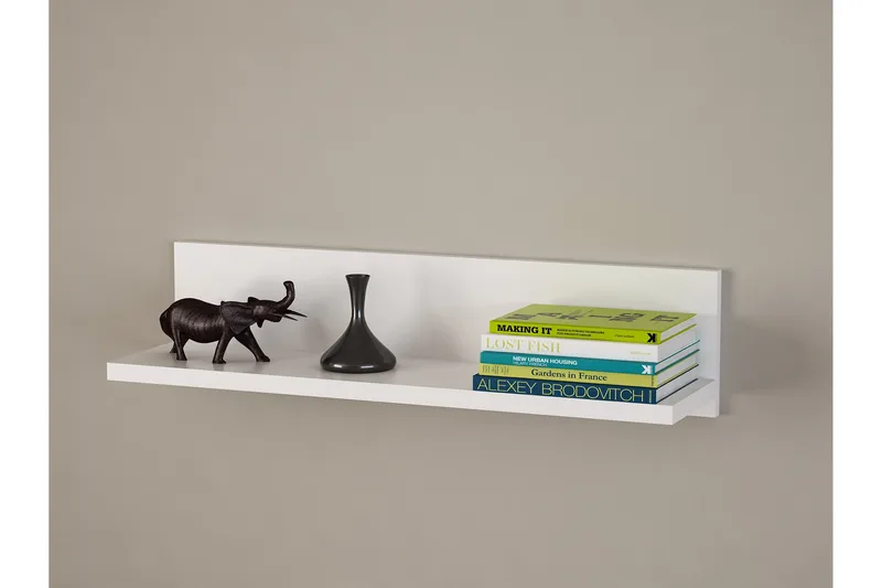 Vellavie Vägghylla 60 cm - Vit/Valnöt - Förvaring - Köksförvaring - Kökshylla