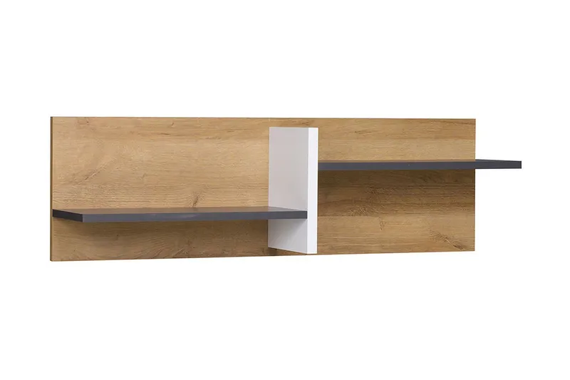 Vintra Vägghylla 100 cm - Vit/Grå/Trä - Förvaring - Köksförvaring - Kökshylla