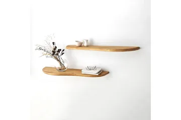 Wavy Vägghylla 100 cm - Ek - Förvaring - Köksförvaring - Kökshylla