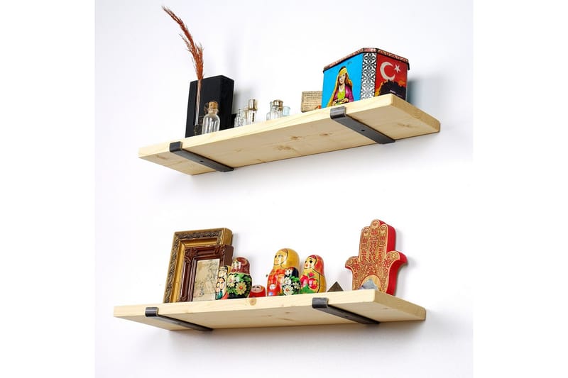 Wayte Vägghylla 60 cm - Svart/Ek - Förvaring - Köksförvaring - Kökshylla