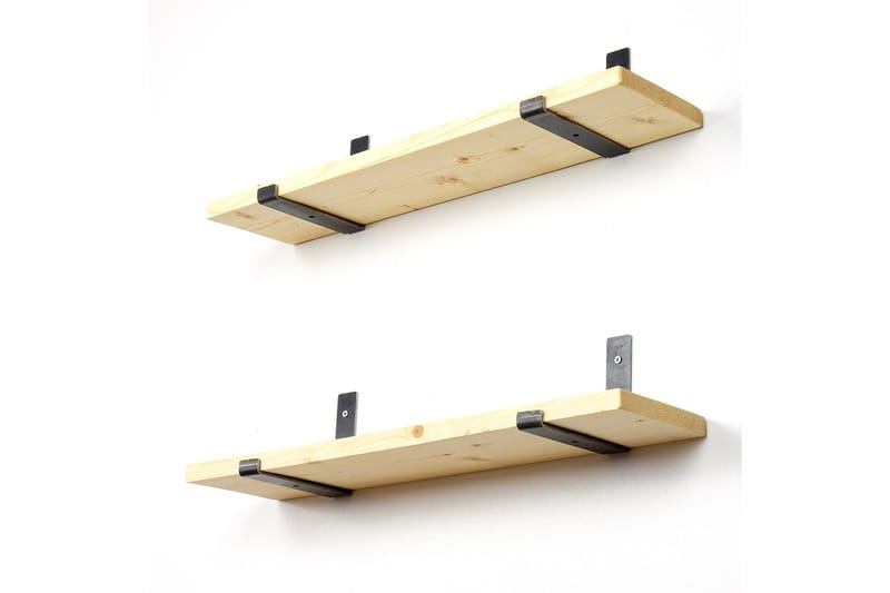 Wayte Vägghylla 60 cm - Svart/Ek - Förvaring - Köksförvaring - Kökshylla