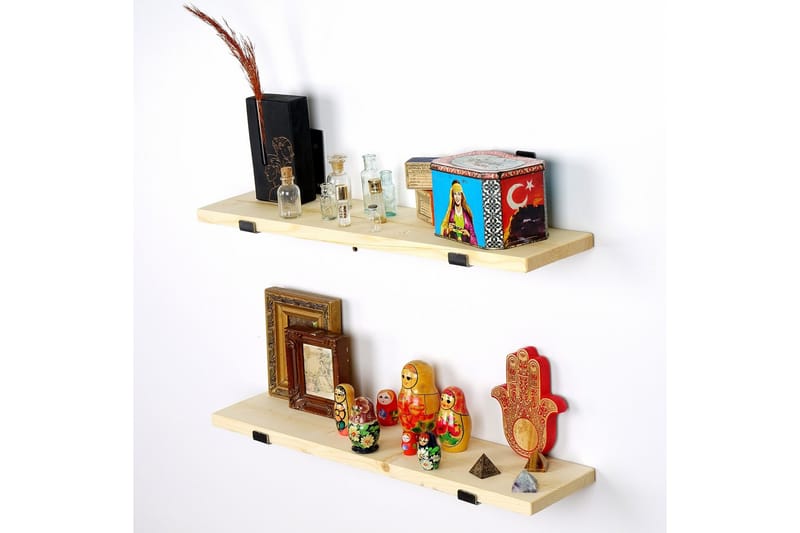 Wayte Vägghylla 60 cm - Svart/Ek - Förvaring - Köksförvaring - Kökshylla