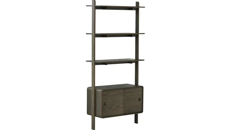 Milnor Vägghylla 80 cm, Brun