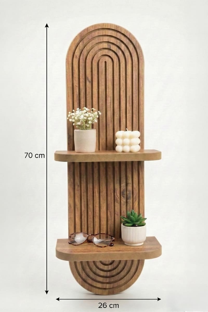 Savik Vägghylla 26x35x13 cm - Ek - Förvaring - Köksförvaring - Kökshylla