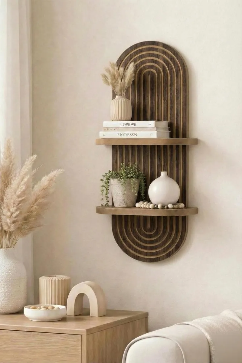 Savik Vägghylla 26x35x13 cm, Wenge