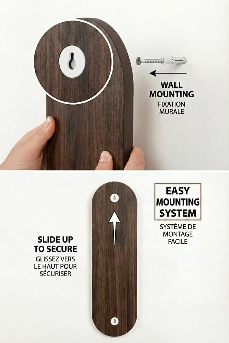 Savik Vägghylla 26x35x13 cm - Wenge - Förvaring - Köksförvaring - Kökshylla