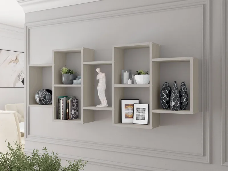 Triorana Vägghylla 161 cm - beige - Förvaring - Köksförvaring - Kökshylla