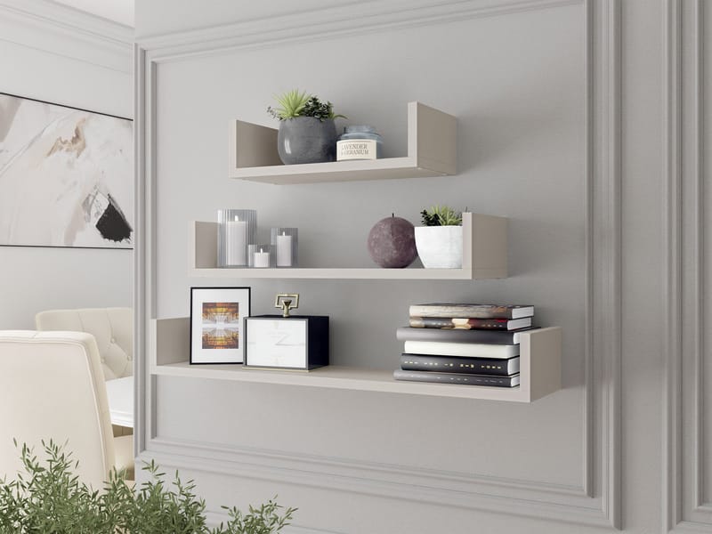 Triorana Vägghylla 80 cm - beige - Förvaring - Köksförvaring - Kökshylla