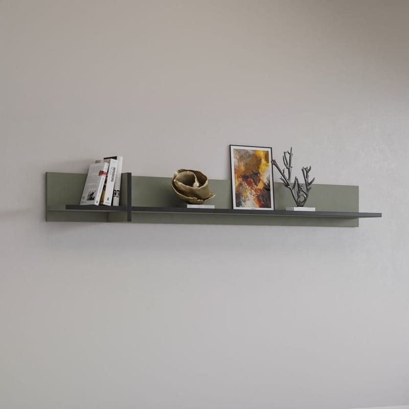 Vägghylla Cross - Grön - Förvaring - Köksförvaring - Kökshylla