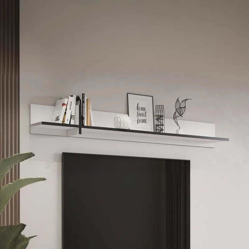 Vägghylla Cross - Vit - Förvaring - Köksförvaring - Kökshylla