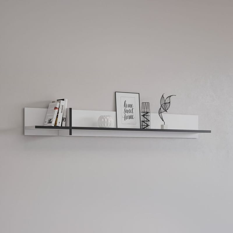 Vägghylla Cross - Vit - Förvaring - Köksförvaring - Kökshylla