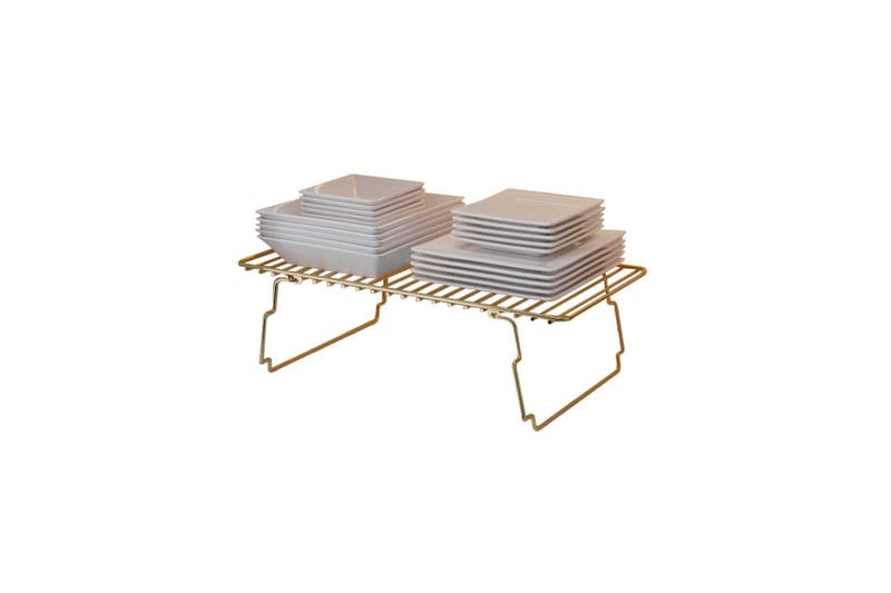 Vägghylla Sorab Rany / Brun, Brun/Guld