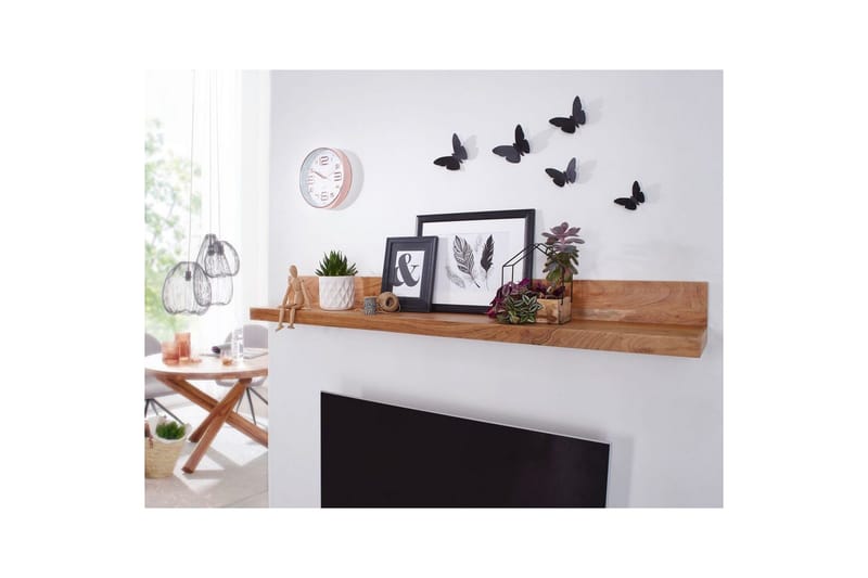Vägghylla Wohnling Massivt trä Klassisk Akacia, 60 cm - Akacia, 60 cm - Förvaring - Köksförvaring - Kökshylla