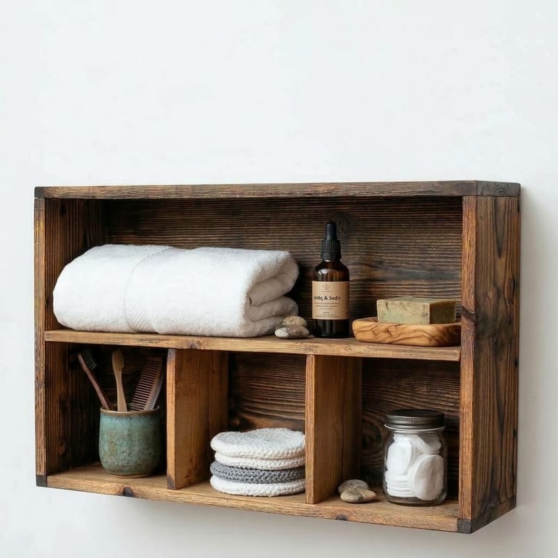 Velnor Dekorativ vägghylla 50x30x14 cm - Träfärg(er) - Förvaring - Köksförvaring - Kökshylla