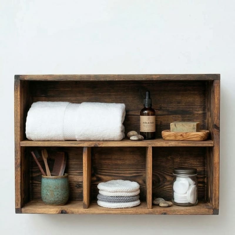 Velnor Dekorativ vägghylla 50x30x14 cm - Träfärg(er) - Förvaring - Köksförvaring - Kökshylla