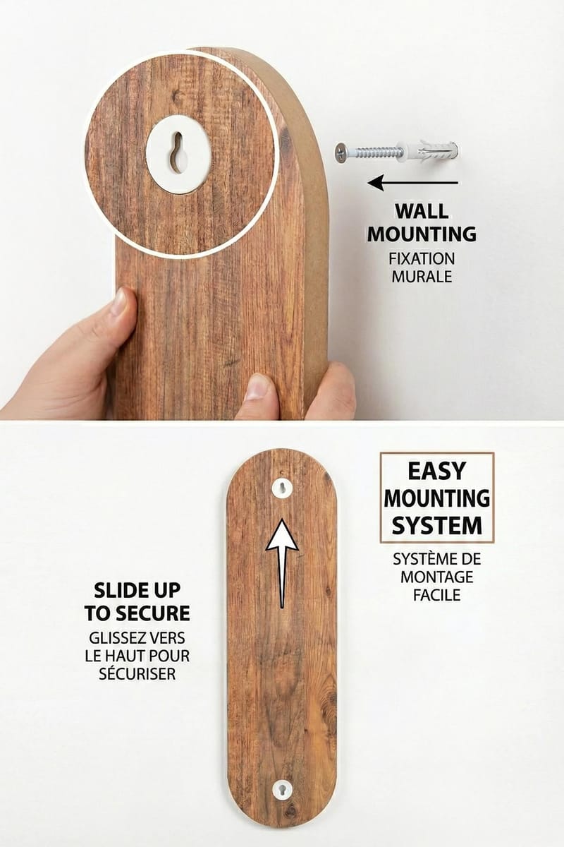 Virlin Vägghylla 26x35x13 cm - Ek - Förvaring - Köksförvaring - Kökshylla