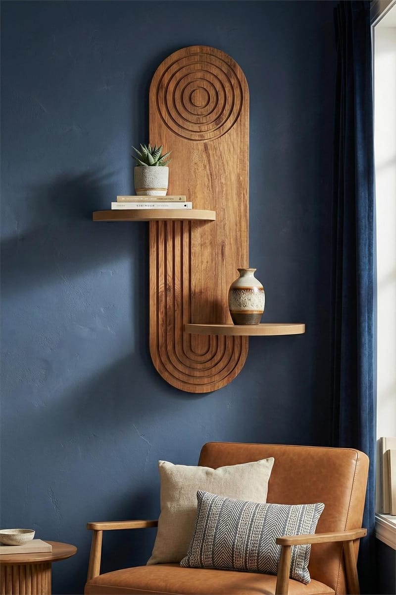 Virlin Vägghylla 26x35x13 cm - Ek - Förvaring - Köksförvaring - Kökshylla