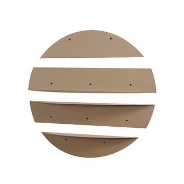 Zalvenn Vägghylla 76 cm Rund - Taupe - Förvaring - Köksförvaring - Kökshylla