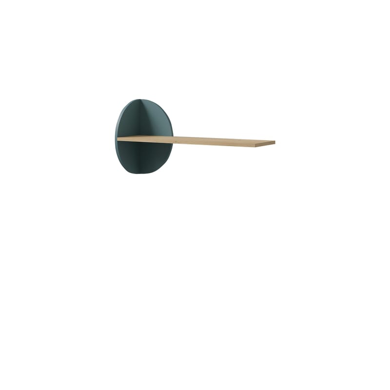 Zarek Vägghylla 81 cm, brun och blå