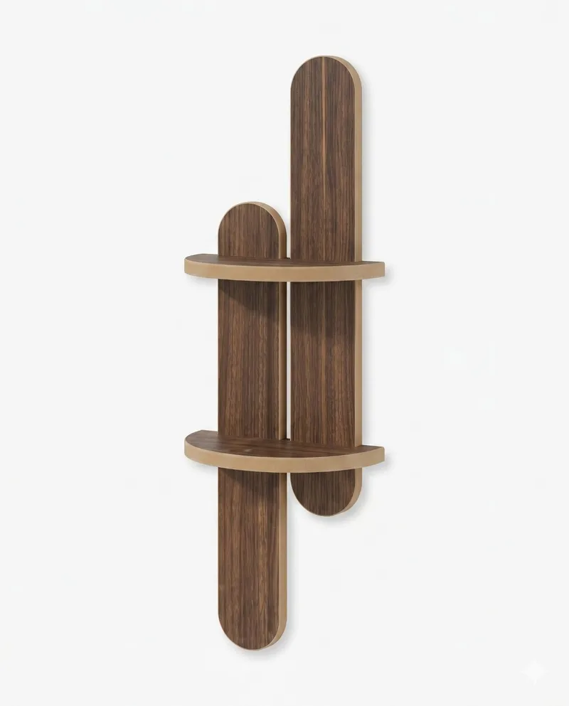 Zayra Vägghylla 26x80 cm, Brun