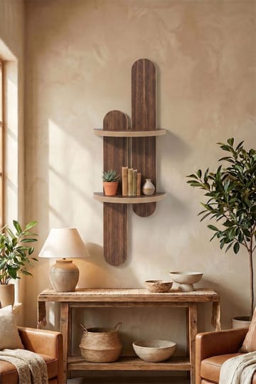 Zayra Vägghylla 26x80 cm - Brun - Förvaring - Köksförvaring - Kökshylla