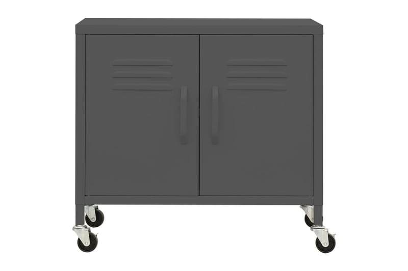 Förvaringsskåp antracit 60x35x49 cm stål - Grå - Förvaring - Kontorsförvaring - Hurtsar