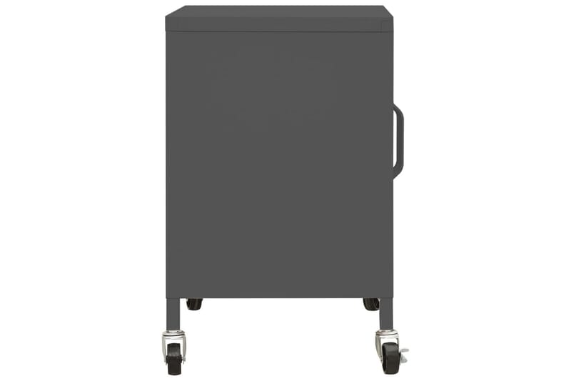Förvaringsskåp antracit 60x35x49 cm stål - Grå - Förvaring - Kontorsförvaring - Hurtsar