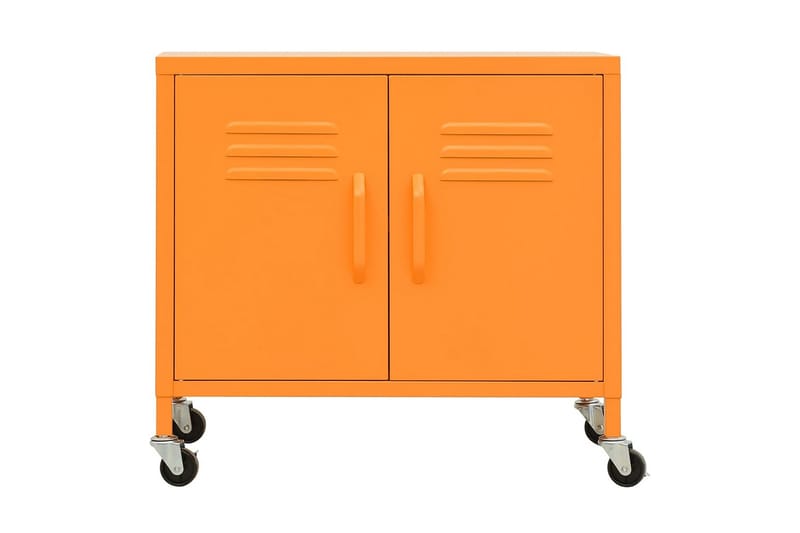 Förvaringsskåp orange 60x35x49 cm stål - Orange - Förvaring - Kontorsförvaring - Hurtsar