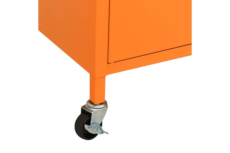 Förvaringsskåp orange 60x35x49 cm stål - Orange - Förvaring - Kontorsförvaring - Hurtsar