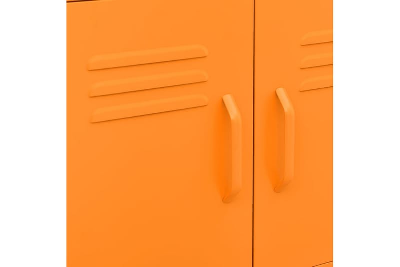 Förvaringsskåp orange 60x35x49 cm stål - Orange - Förvaring - Kontorsförvaring - Hurtsar