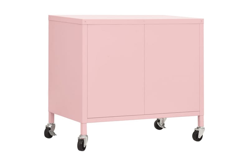 Förvaringsskåp rosa 60x35x49 cm stål - Rosa - Förvaring - Kontorsförvaring - Hurtsar