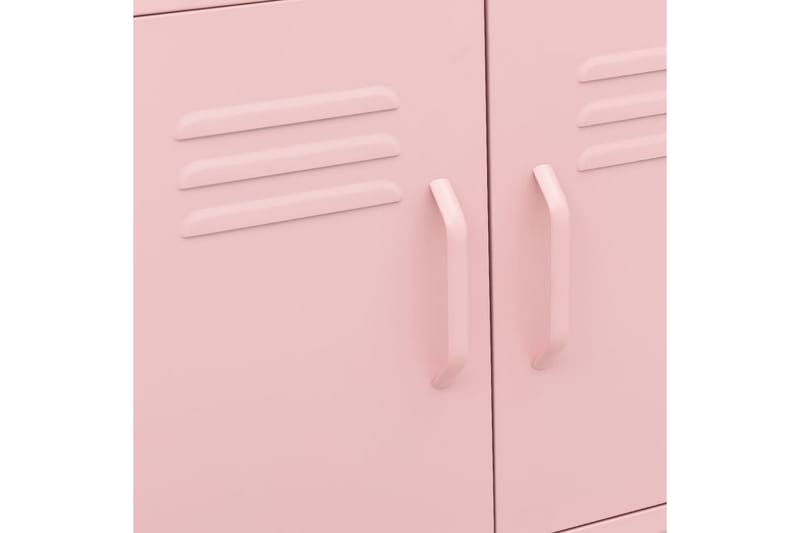 Förvaringsskåp rosa 60x35x49 cm stål - Rosa - Förvaring - Kontorsförvaring - Hurtsar