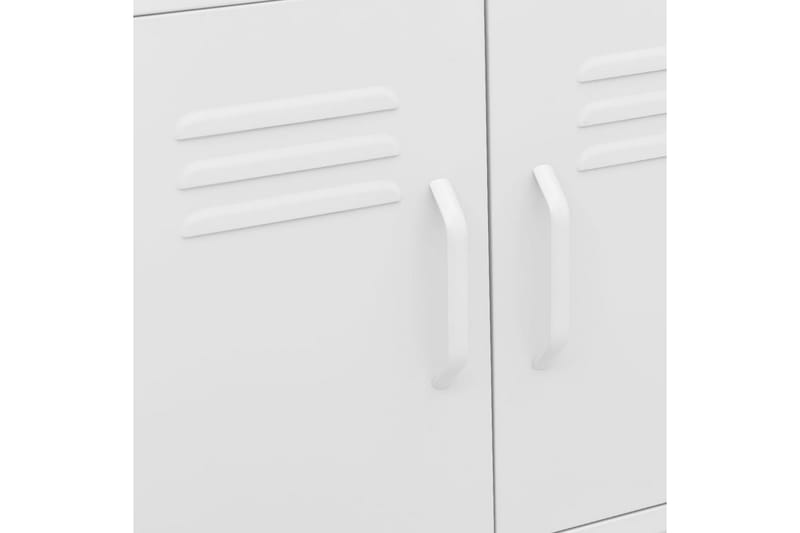 Förvaringsskåp vit 60x35x49 cm stål - Vit - Förvaring - Kontorsförvaring - Hurtsar