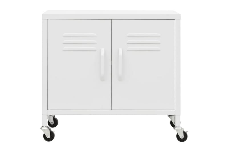 Förvaringsskåp vit 60x35x49 cm stål - Vit - Förvaring - Kontorsförvaring - Hurtsar